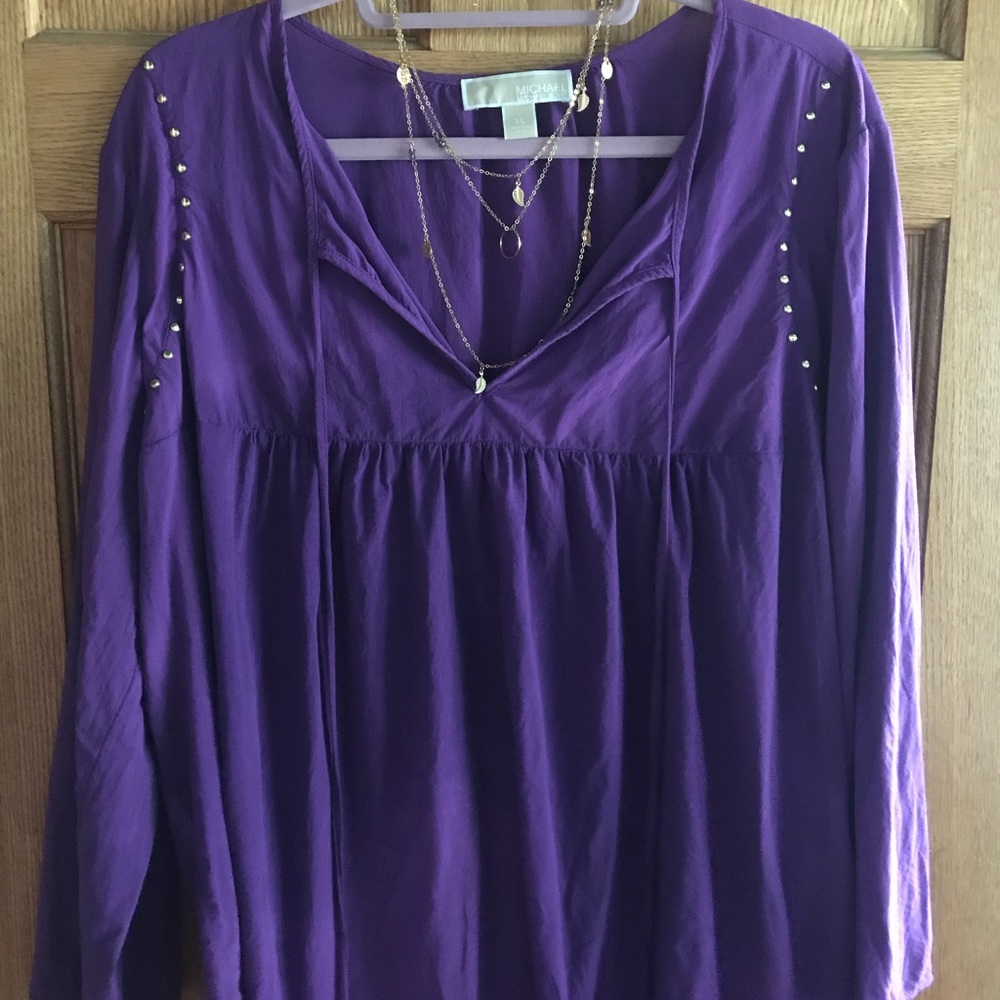 MICHAEL by Michael Kors purple blouse